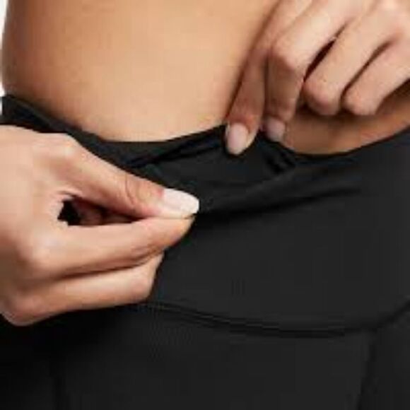 Nike Women's Black Dri-FIT Leggings Running Capris - Picture 14 of 15